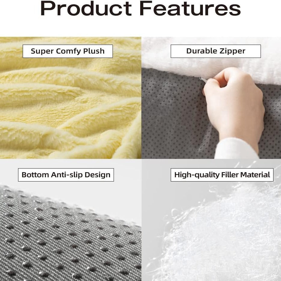 Non-Slip Memory Foam Pet Bed for All Seasons