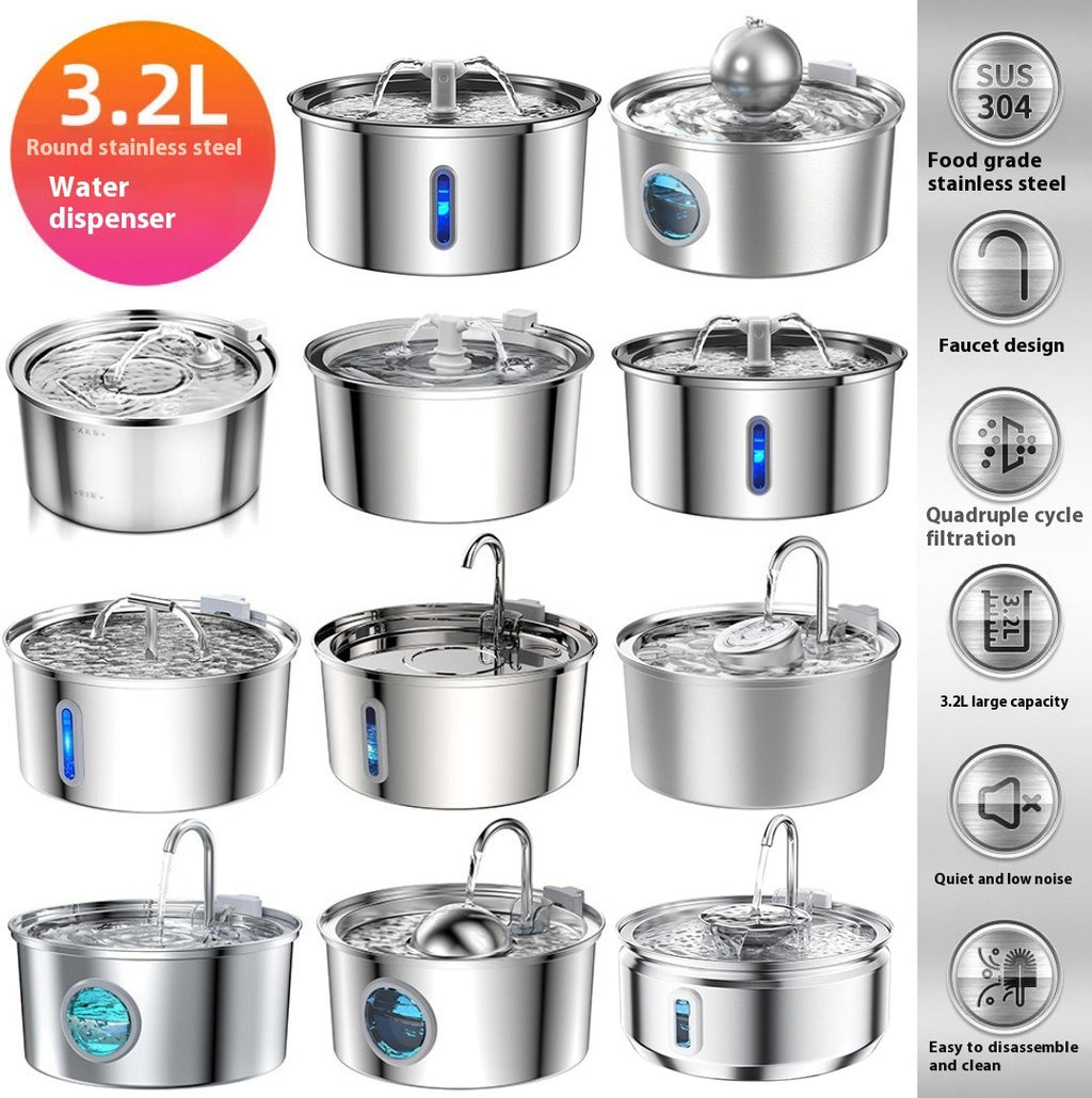 Stainless Steel Pet Water Dispenser