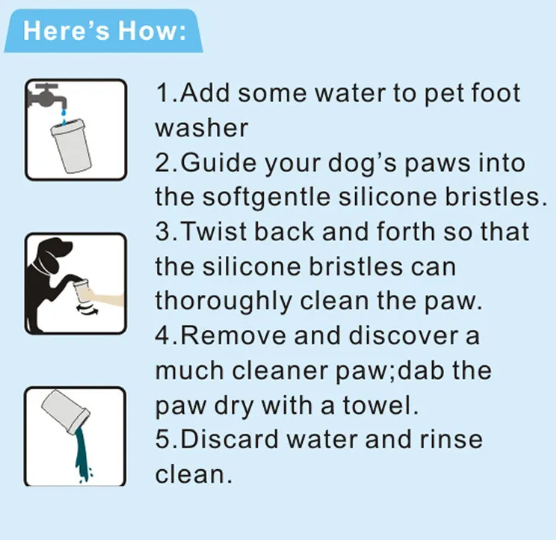 Silicone Dog Paw Cleaner