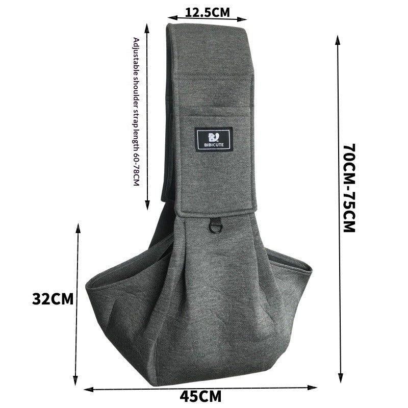 Compact Pet Carrier Shoulder and Crossbody Bag