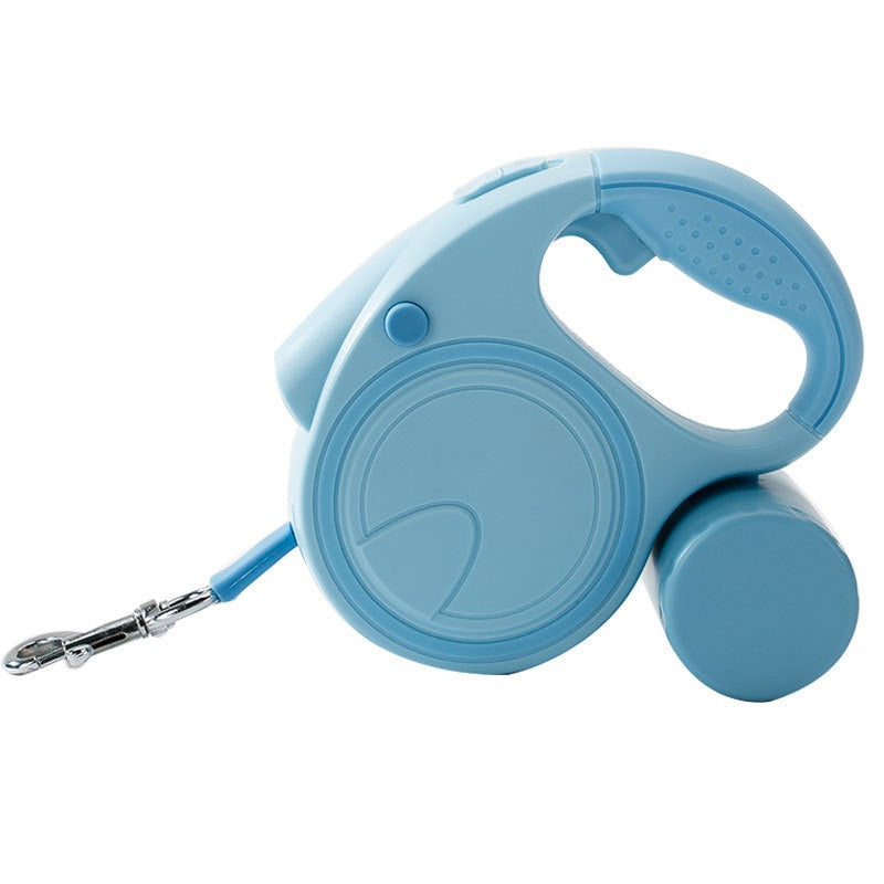 Dog Traction Rope with Light - Retractable for Small & Medium Dogs