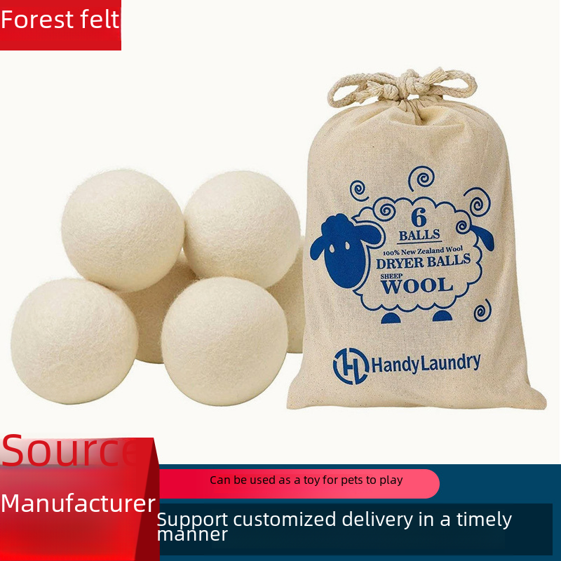 Wool Dryer Balls 6-7cm for Laundry Static Reduction
