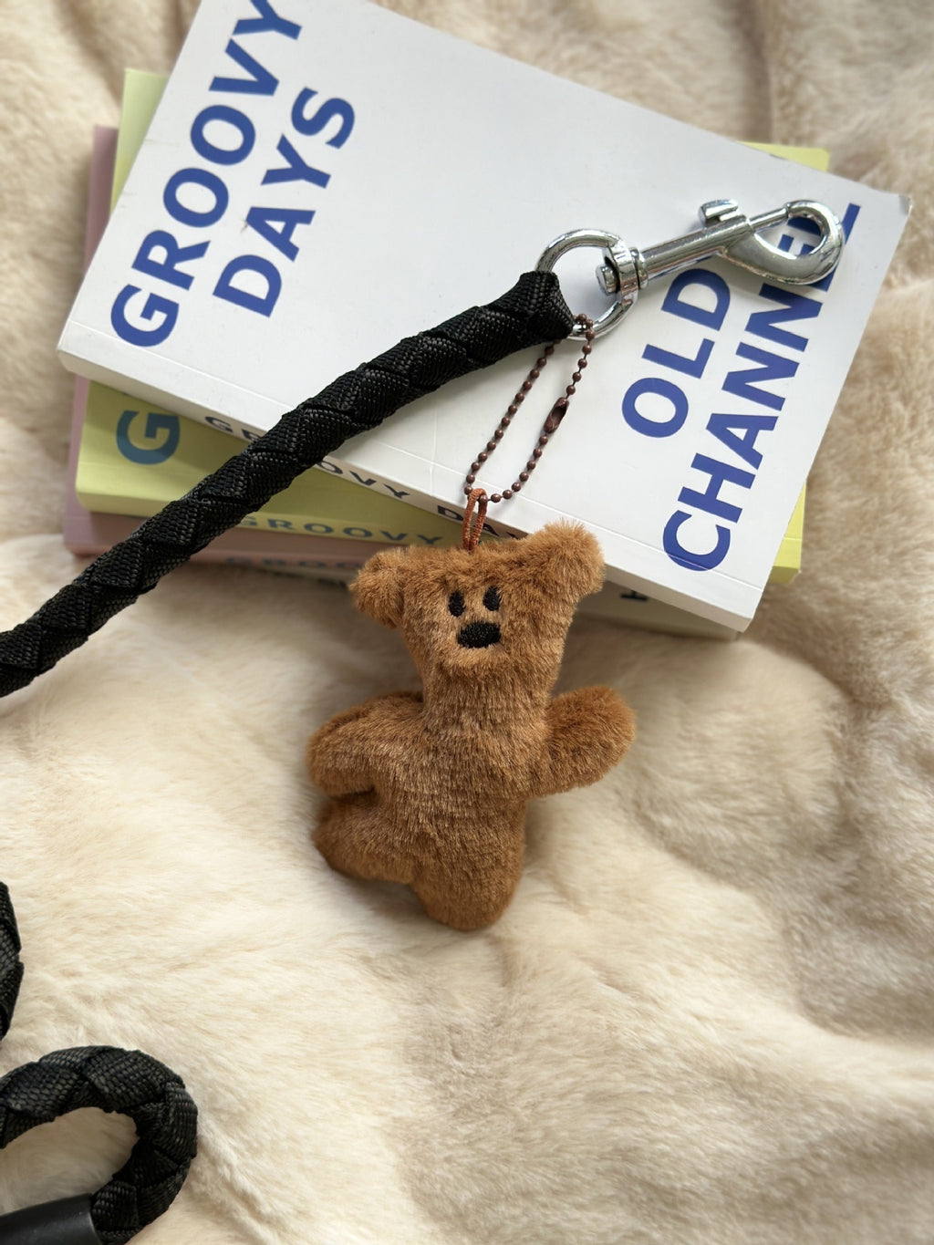 Extra Thick Pet Dog Jacket with Toy Bear Pendant