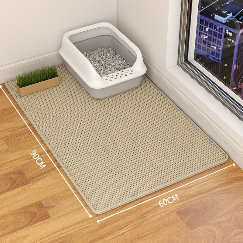Double Layer Waterproof Cat Litter Mat