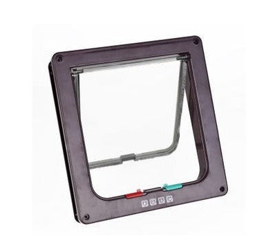 4-Way Lockable Pet Door Flap, ABS Plastic