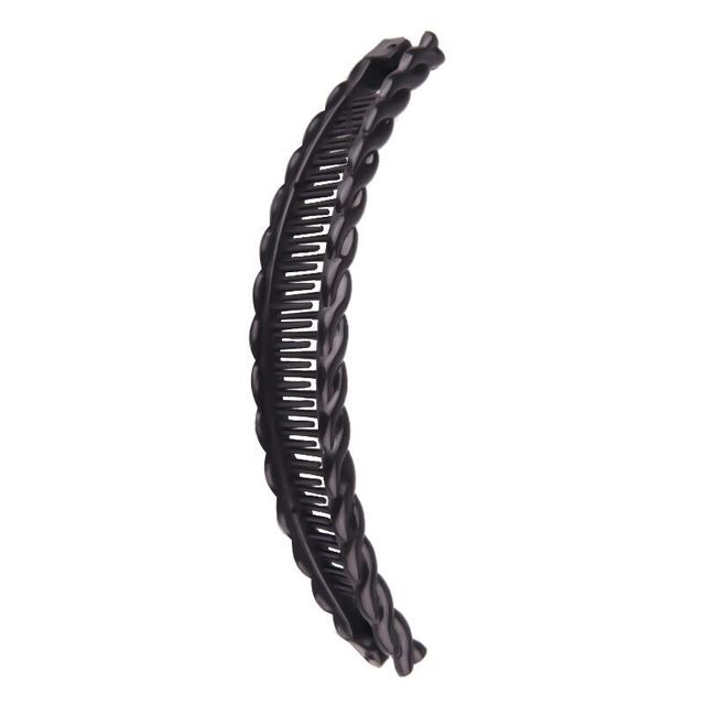 Vintage Solid Color Banana Hair Clip for Women & Girls