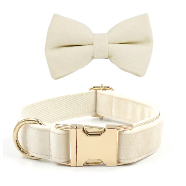 Velvet Dog Collar Pet Necklace