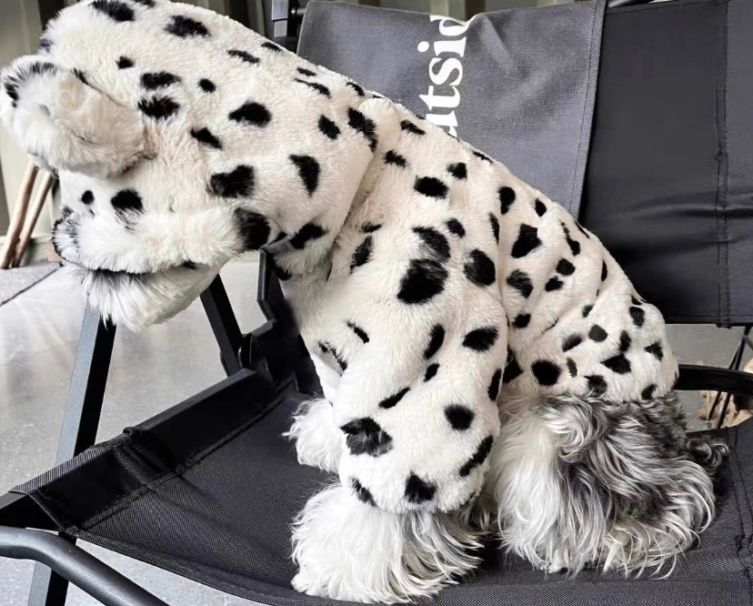 Thick Warm Leopard Coat for Pets