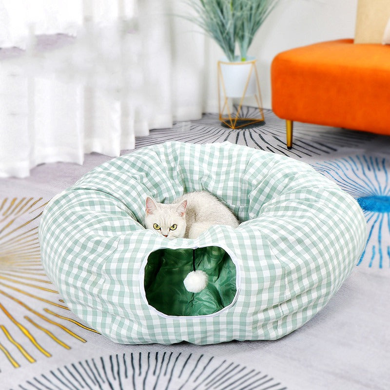 Cat Crawling Play Tunnel
