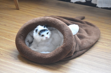 Pet Dog and Cat Bed, Cotton Nest for All Seasons