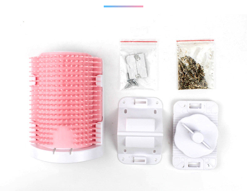 Pet Grooming Corner Massage Brush and De-Shedding Toy