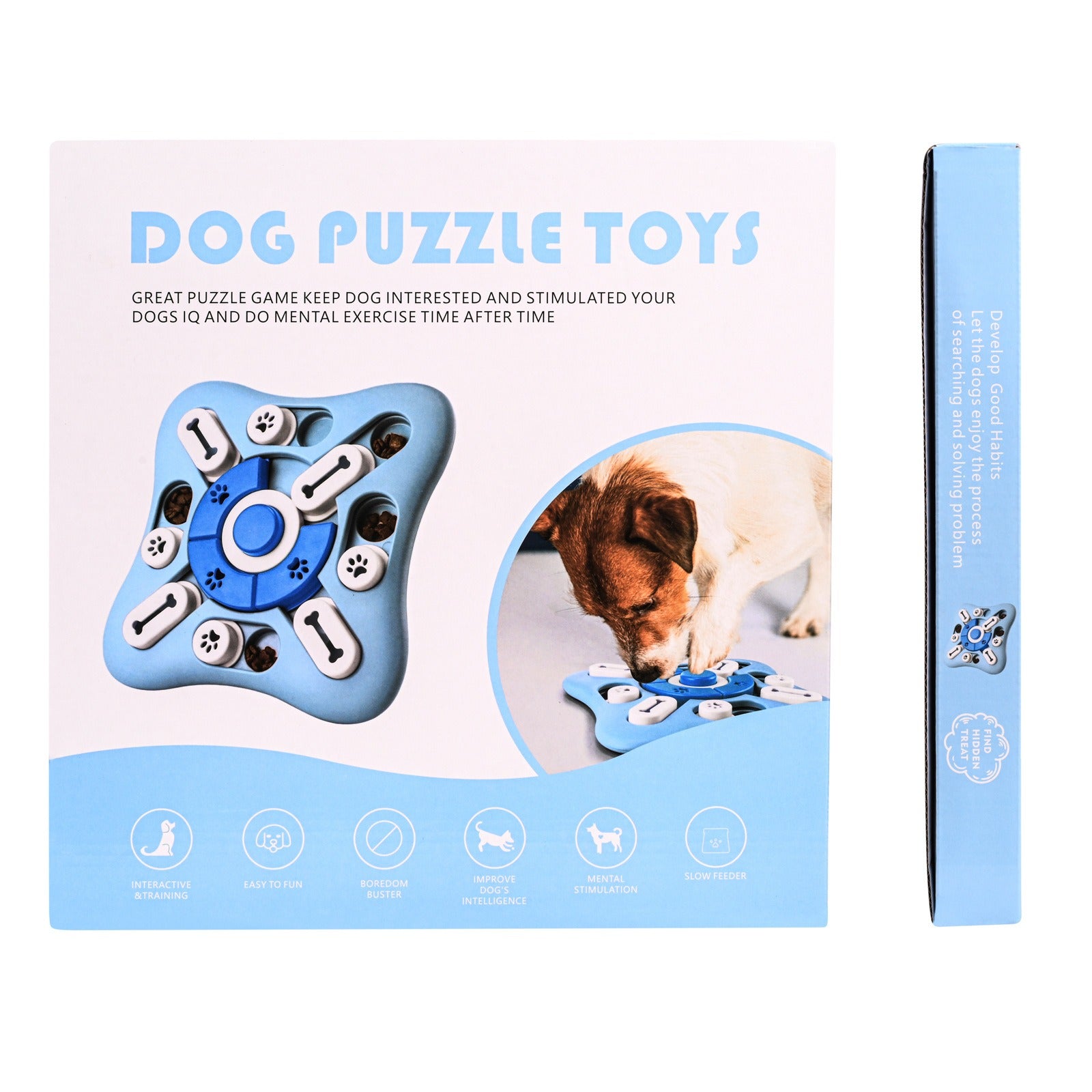 Pet Puzzle Slow Feed Dog Toy with Sound