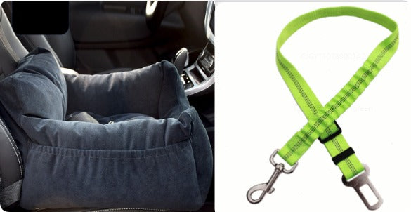 Pet Car Seat Bed for Dogs & Cats