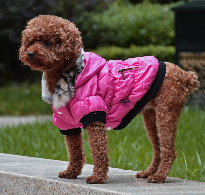 Zippered Cotton Padded Clothing for Pets