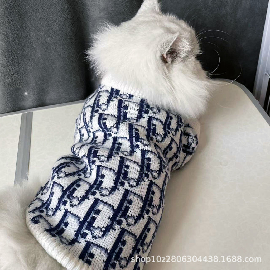 2022 New Knitted Pet Sweater for Dogs and Cats
