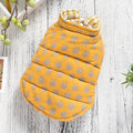 Reversible Warm Cotton Vest for Dogs