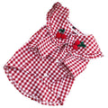 Checkered Summer Shirt for Small Dogs