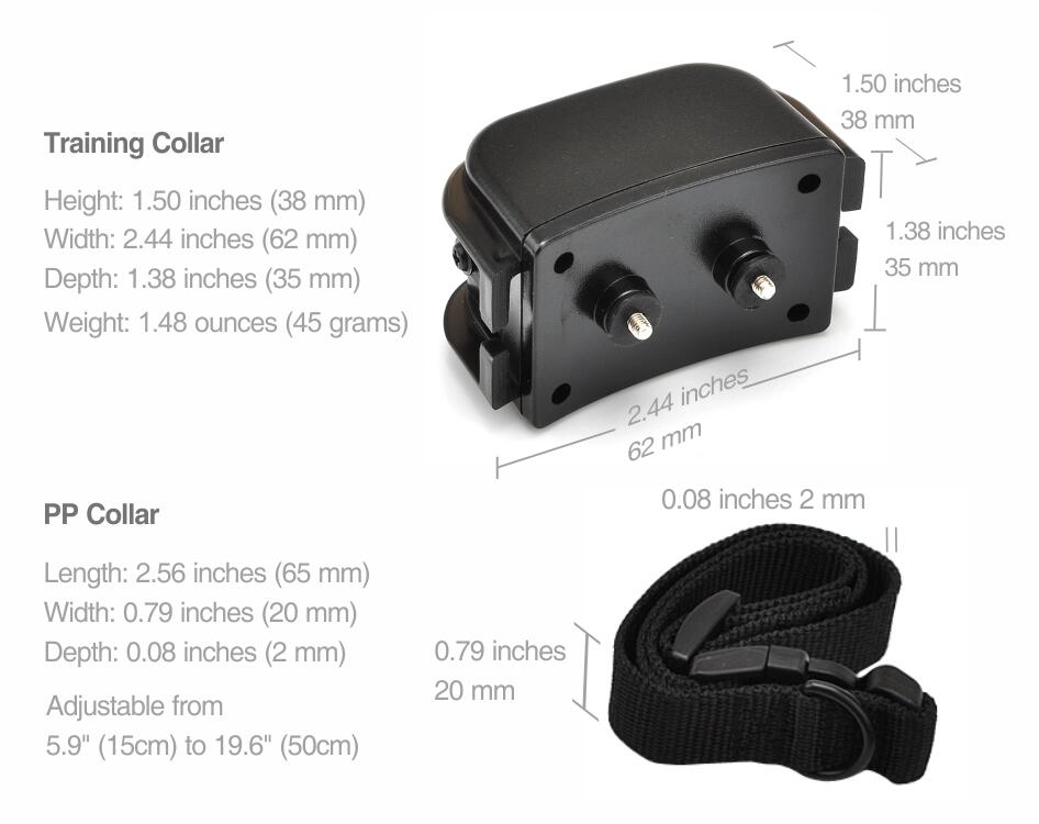 Dog Training Collar with Bark Control and Shock Feature