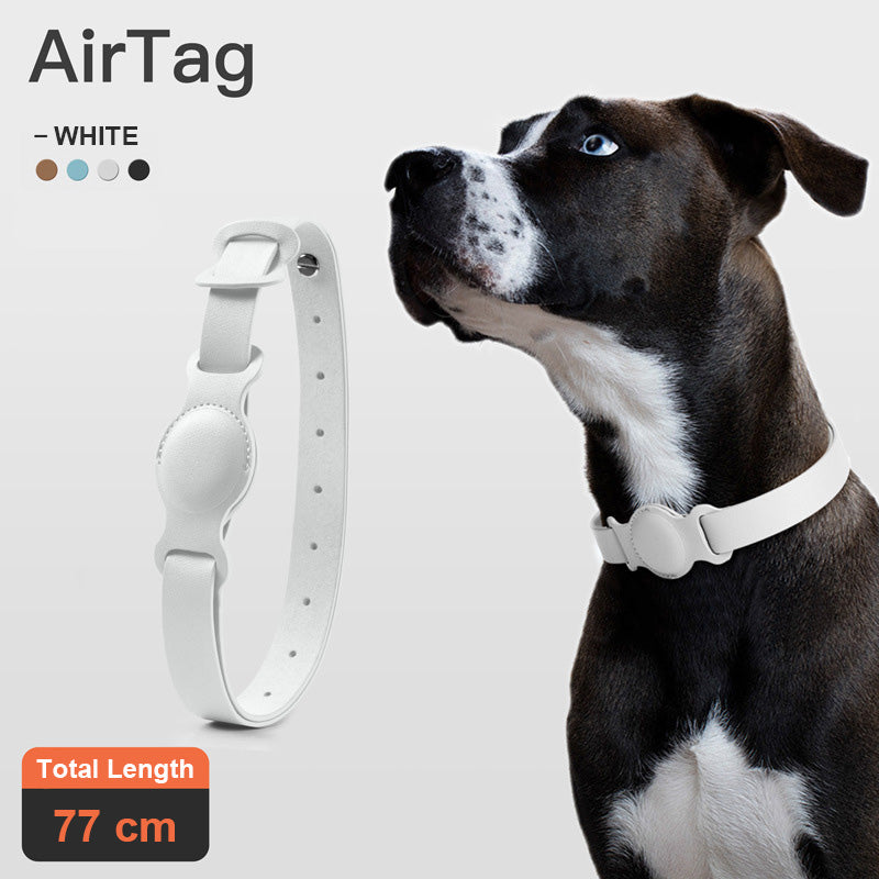 Leather Case for Anti-Lost Pet Collar Chain