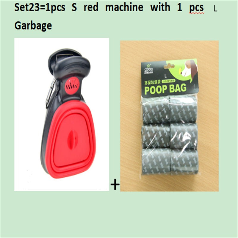Foldable Dog Pooper Scooper with Decomposable Bags