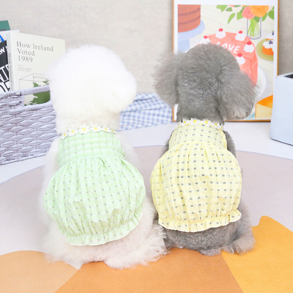 Spring Summer Puppy Dress in Pet Fashion Collection