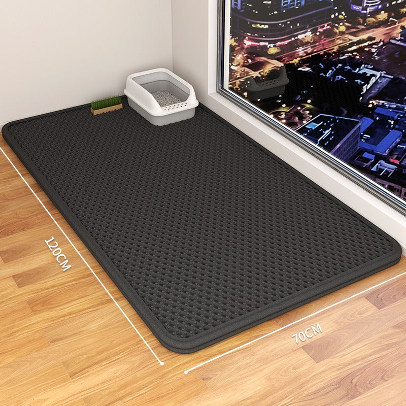 Double Layer Waterproof Cat Litter Mat