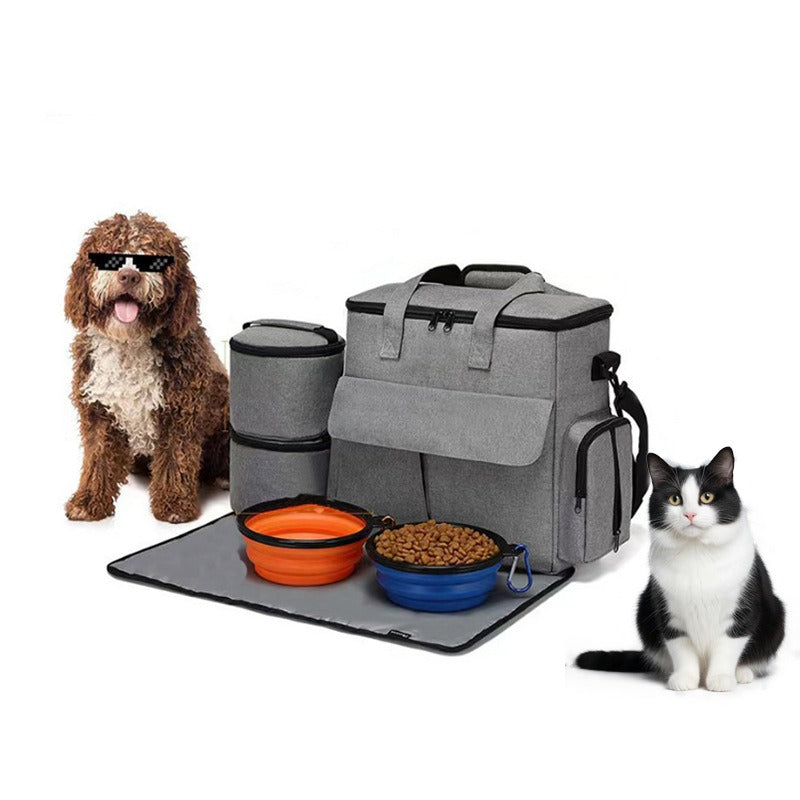 Dog Travel Backpack Set