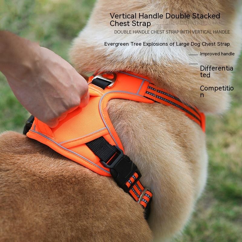 Vertical Handle Dog Traction Vest