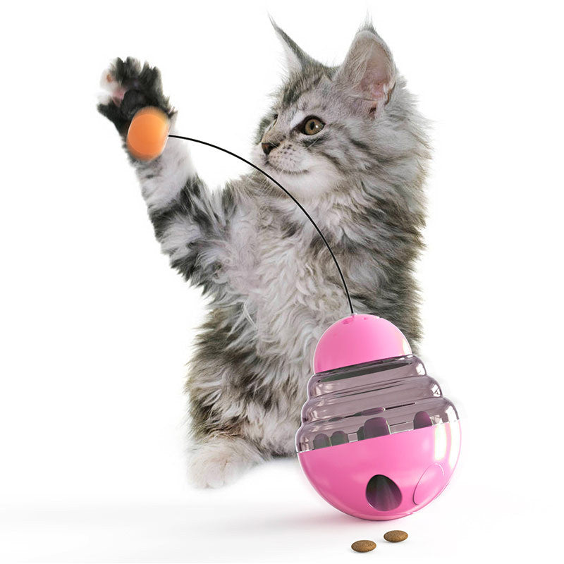 Pet Supplies Wobble Toy and Treat Dispenser for Cats