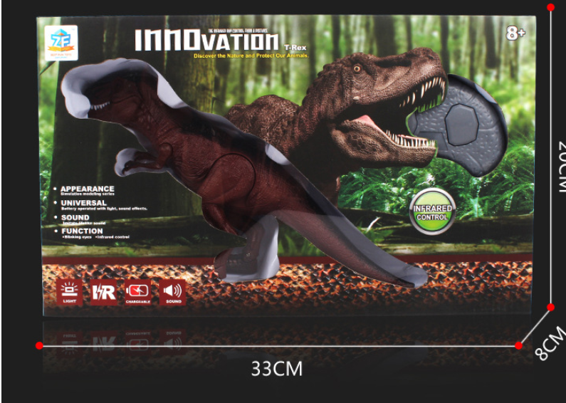 Remote Control Dinosaur Model - Educational Toy for Kids