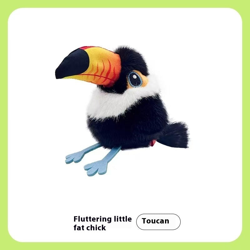 Cat Flutter Bird Plush Toy