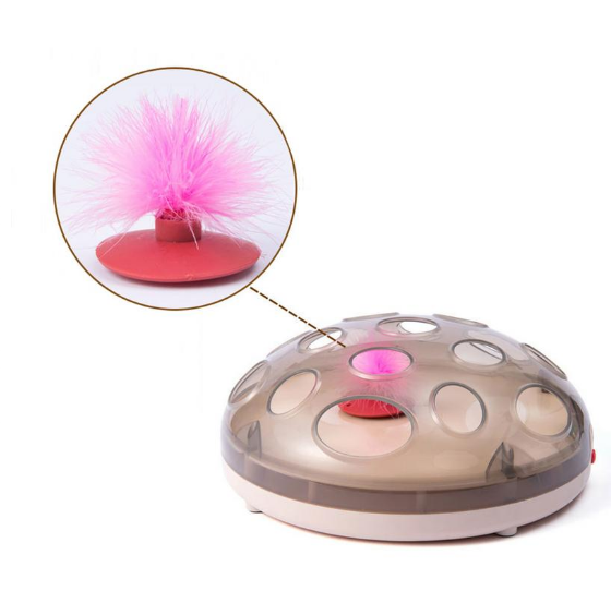 Electric Cat Toy Spinner with Magnetic Levitation