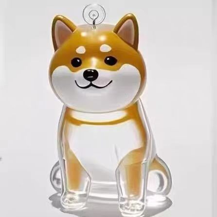 Transparent Puppy Fur Keepsake Box