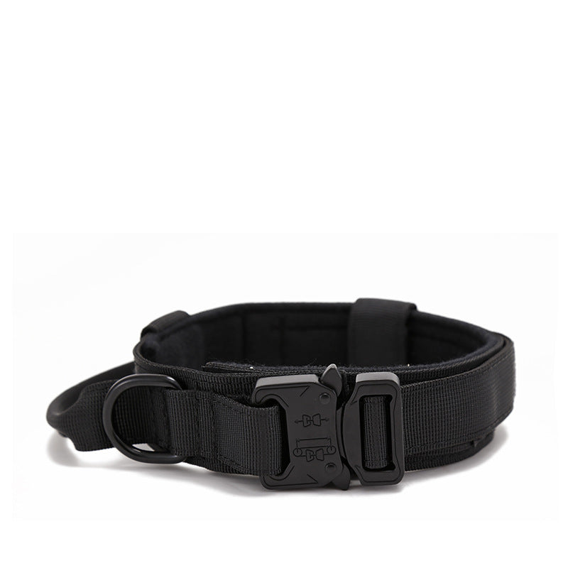 Adjustable Wear-resistant Tactical Dog Collar for Outdoors