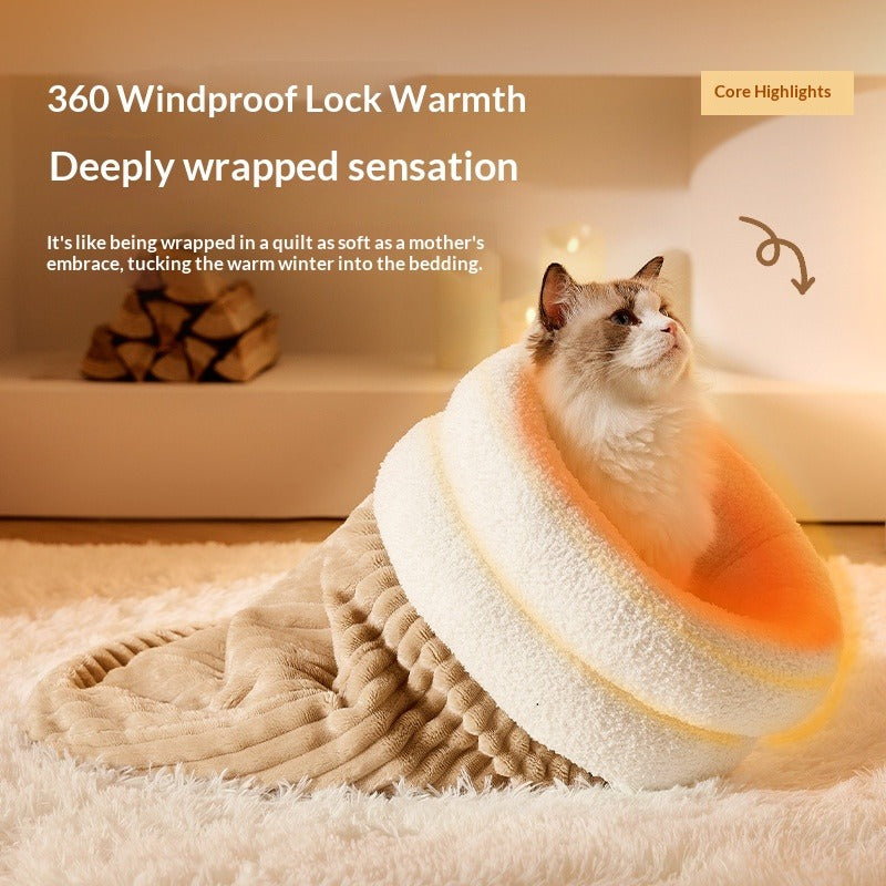 Warm Cat Sleeping Bag Bed
