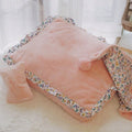 Removable and Washable Plush Dog Bed for Small/Medium