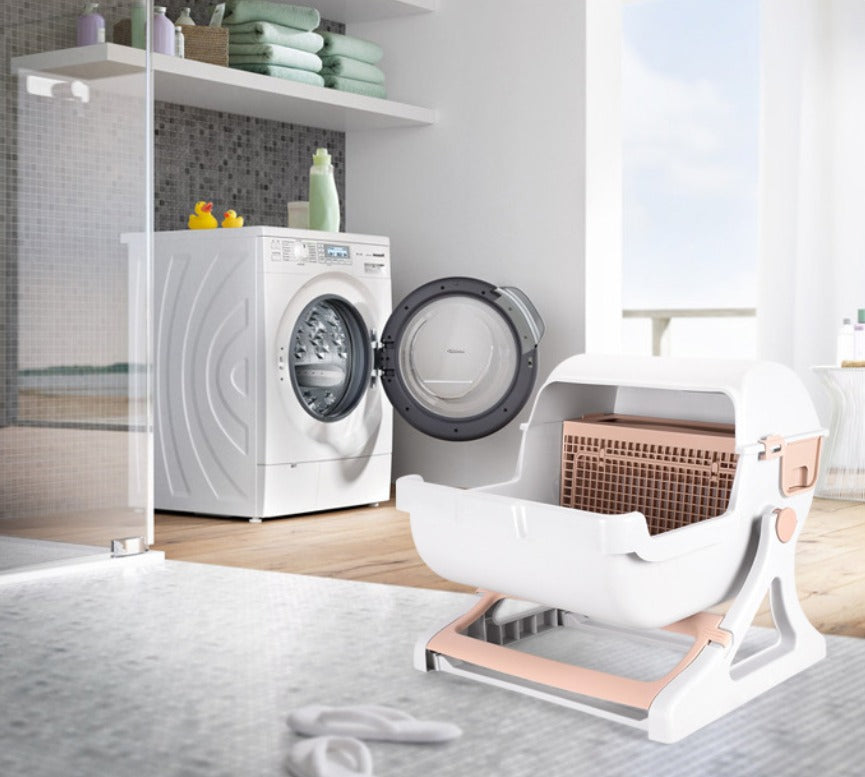 Semi-Enclosed Cat Toilet Litter Box