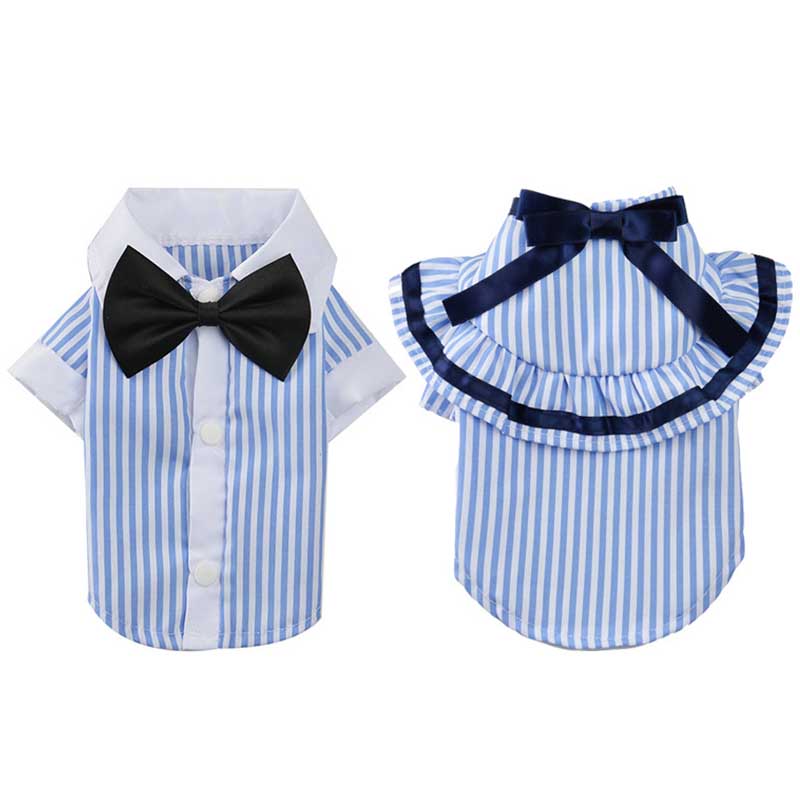 British Style Pet Clothing for Dogs - Breathable Spring/Summer