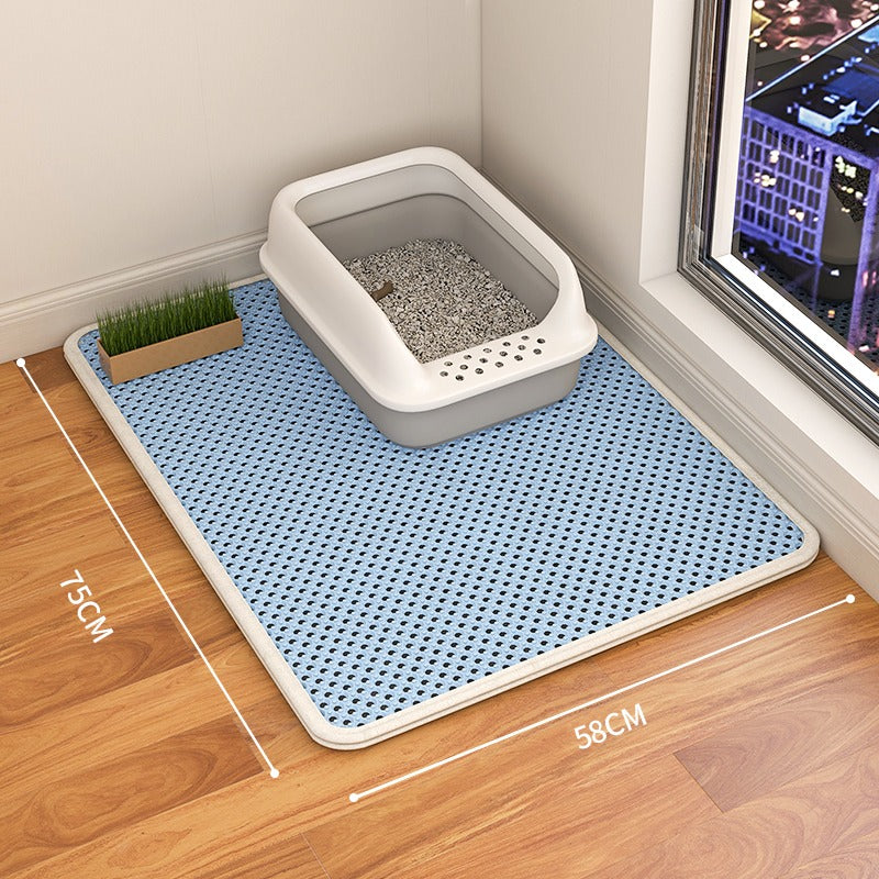 Double Layer Waterproof Cat Litter Mat