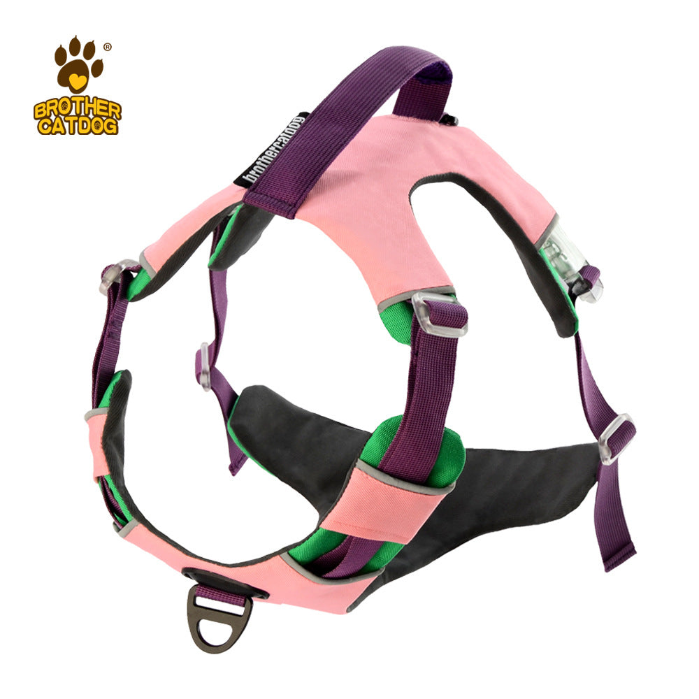 Reflective Dog Training Vest with Chest Strap