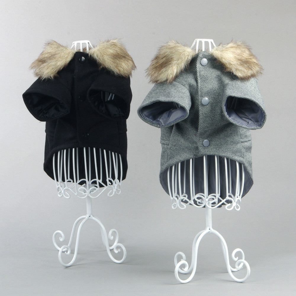 Winter Dog Coat - British Style for Teddy Dogs
