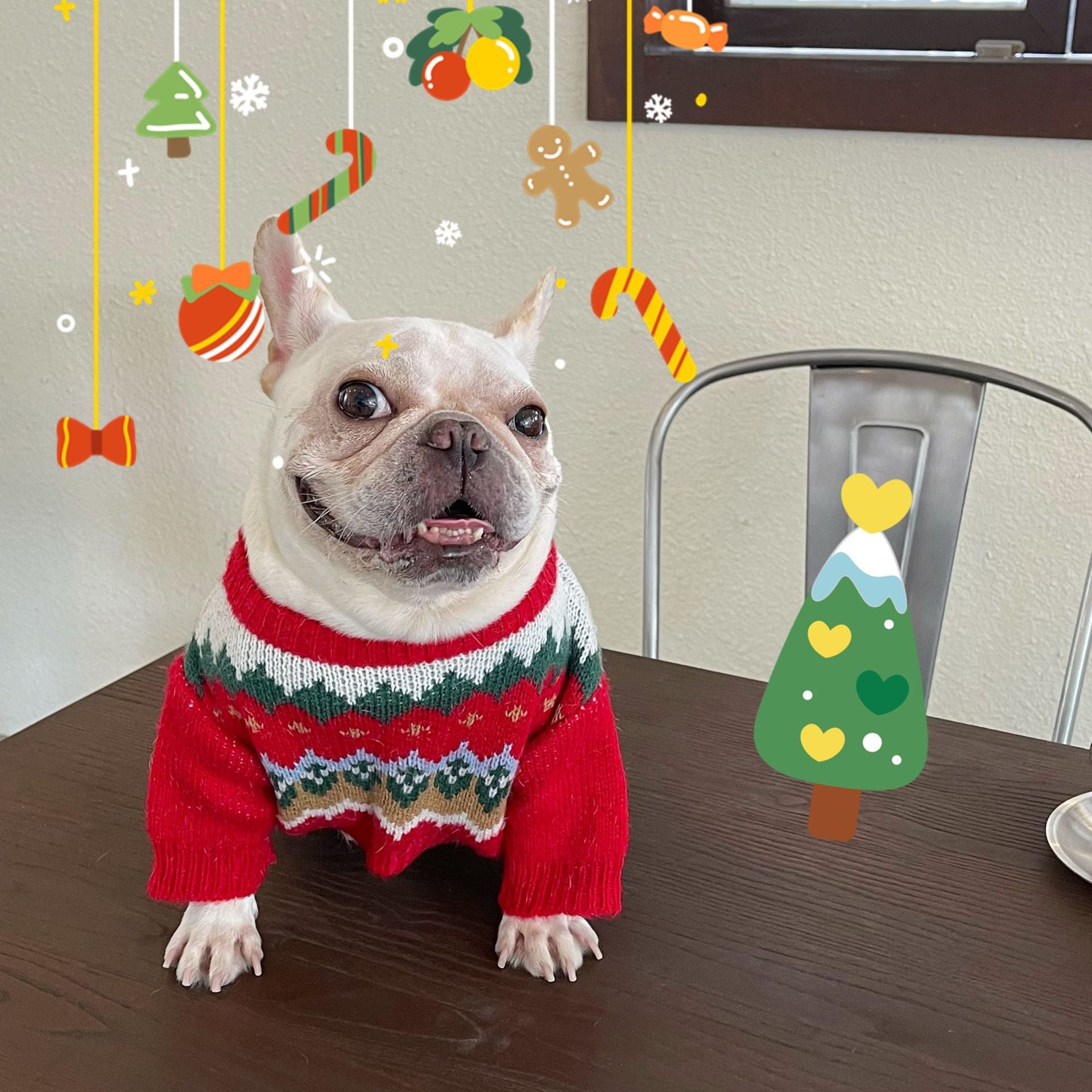 Pet Christmas Sweater for Dogs and Cats