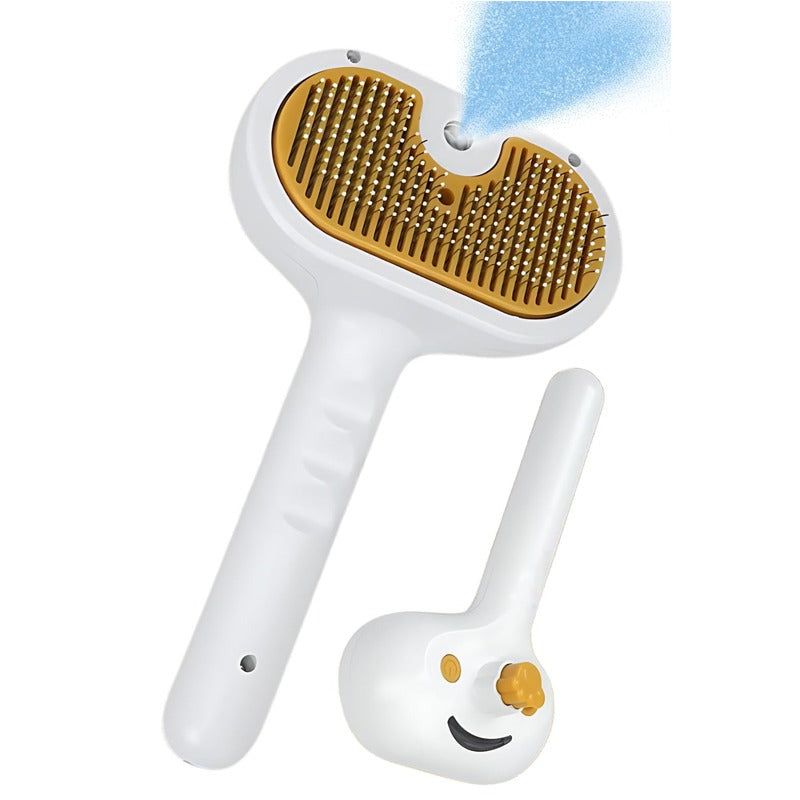 Pet Grooming Water Brush with Steam Spray