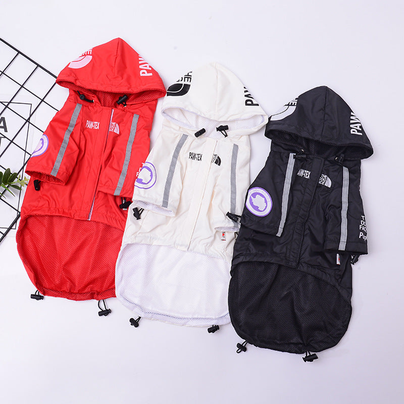 2019 Waterproof Dog Raincoat with Hood and Breathability
