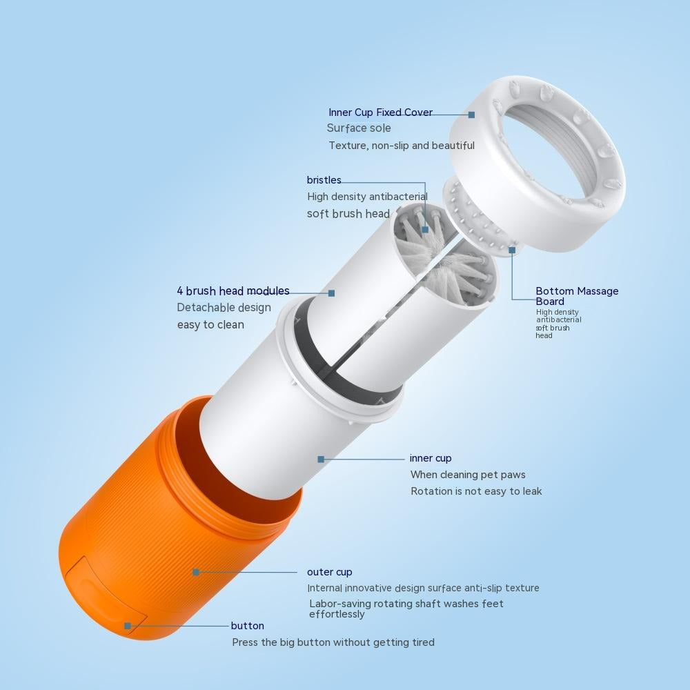 Pet Paw Washer Cup (Semi-Automatic)