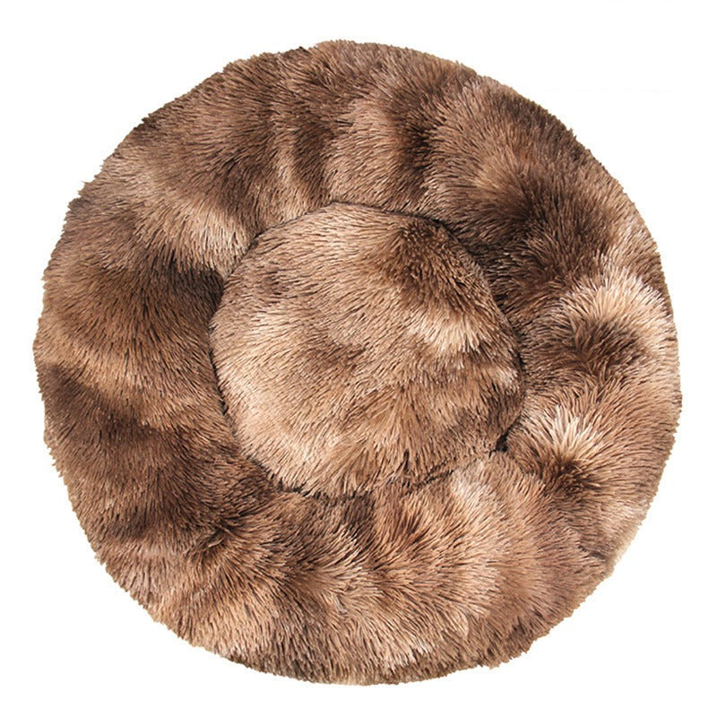 Round Plush Pet Bed