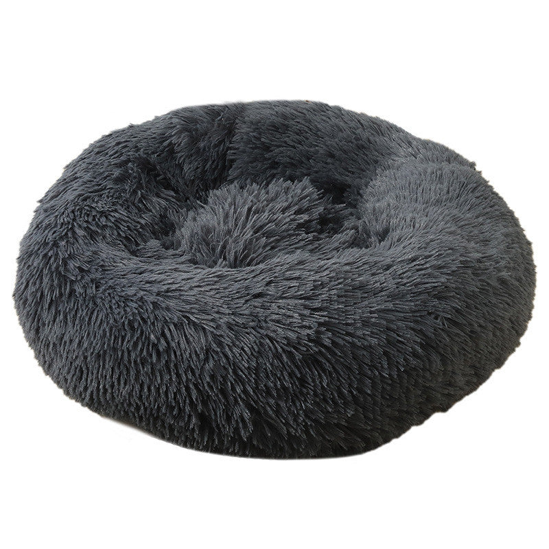 Soft Plush Round Washable Cushion for Pets