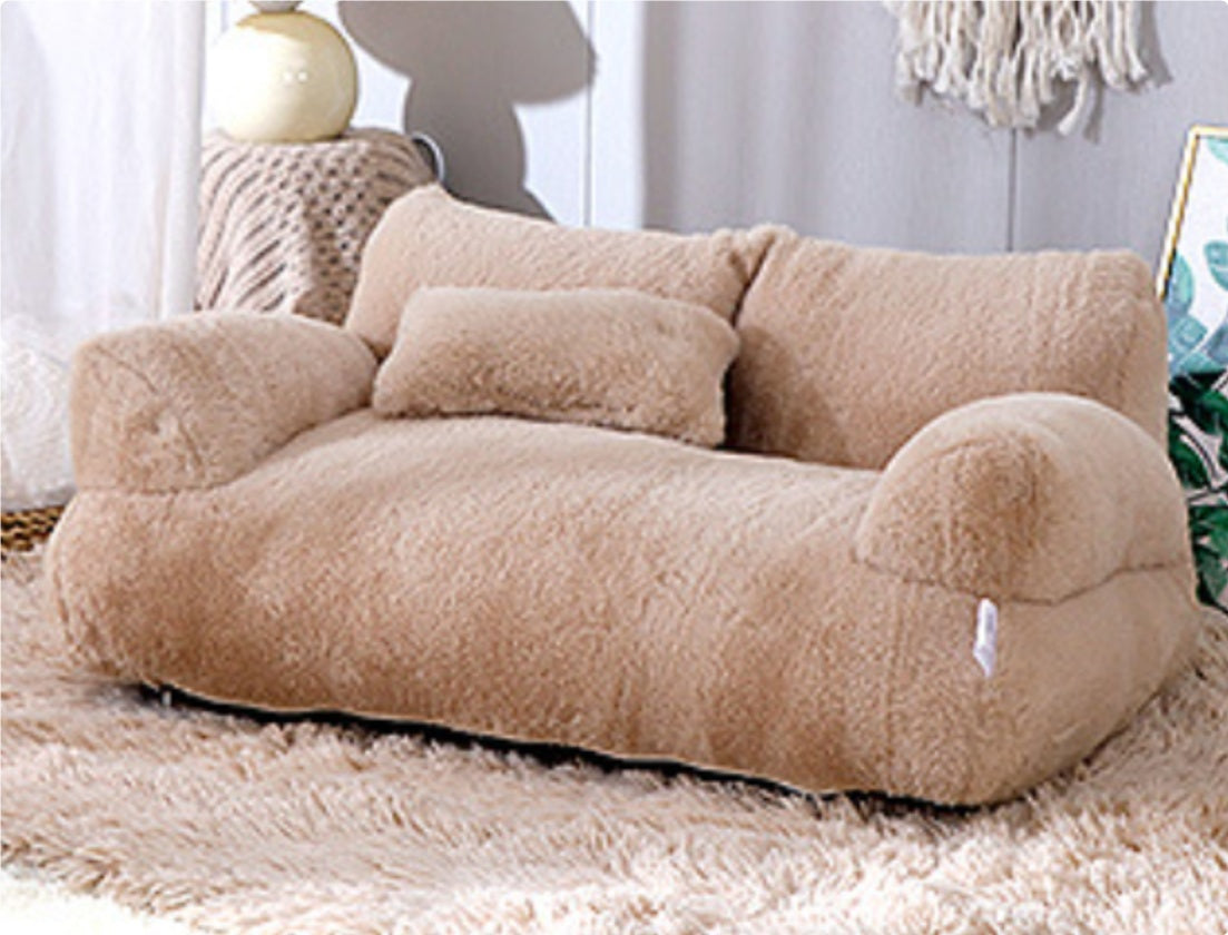 Luxury Warm Plush Cat Bed Sofa