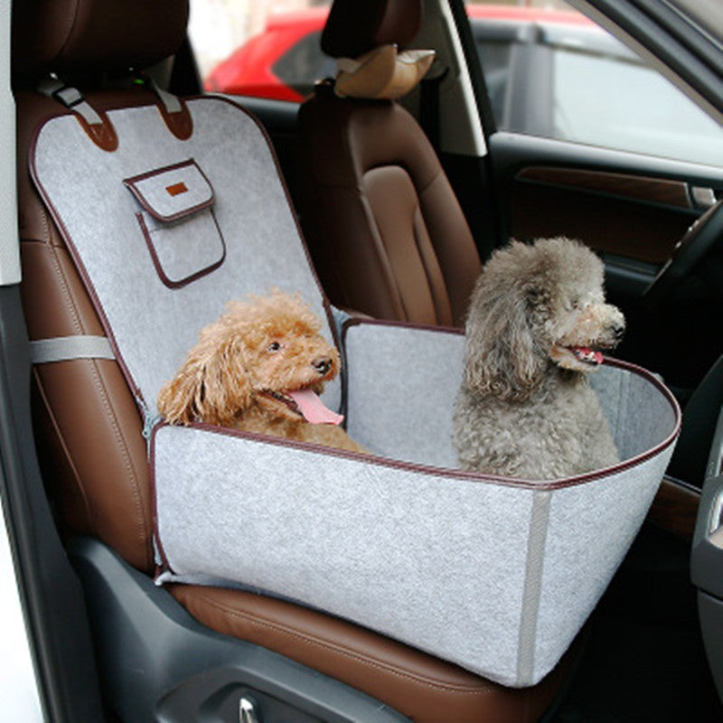 2-in-1 Car Mattress for Pets and Safety Seat Cover