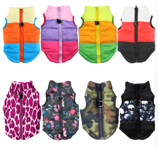 Pet Clothing, Autumn Winter Dog Cotton Jacket & Vest